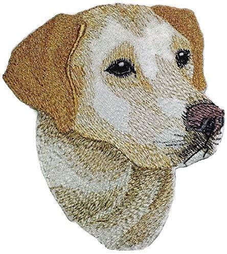 רקמת כלבים בהתאמה אישית של לברדור רטריבר רקמה של כלב איירון/תיק תפירה [5 x 4.5] [תוצרת ארהב]